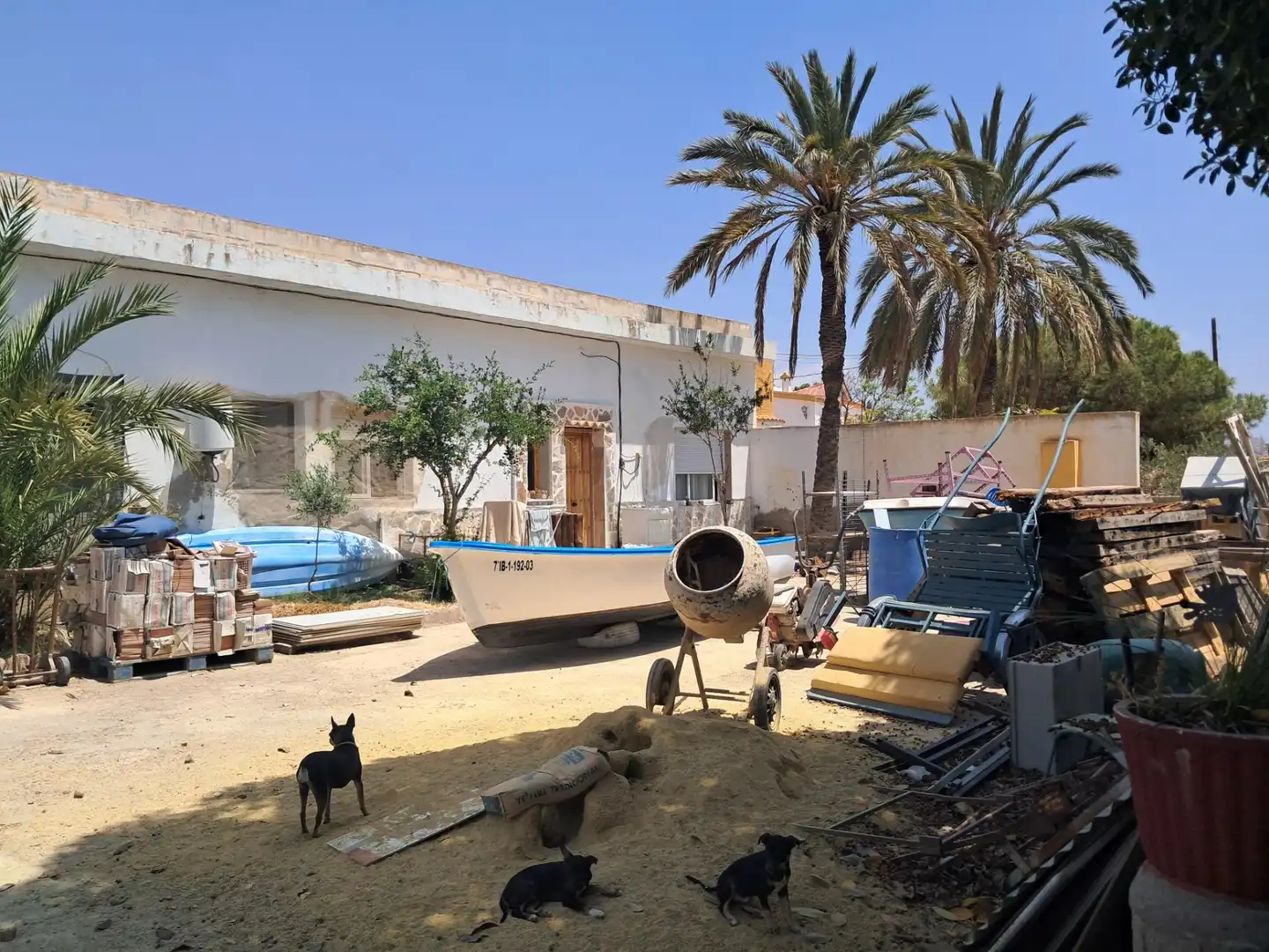 Außenansicht von Country house zum Verkauf in Águilas mit Klimaanlage, Heizung und Privatgarten