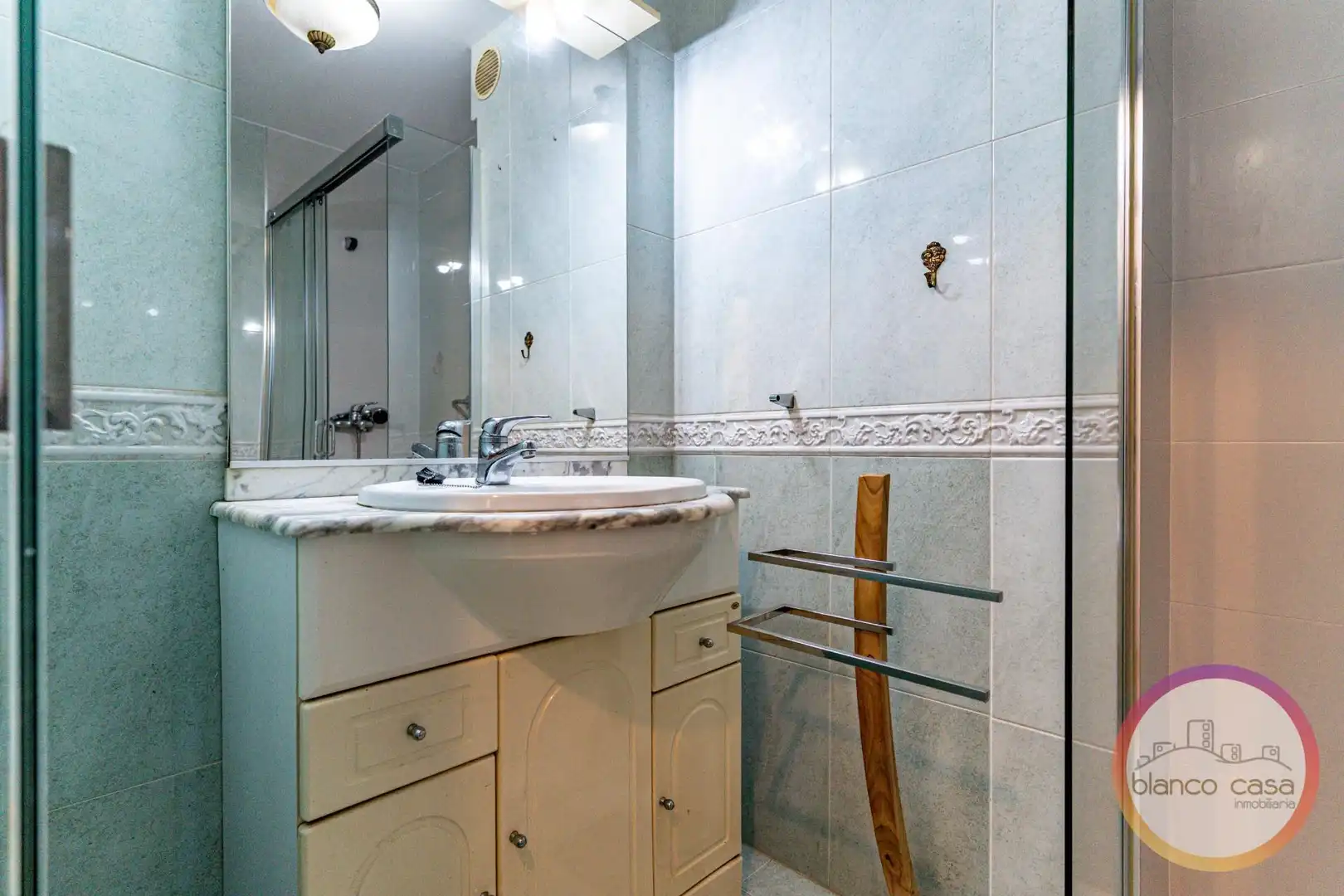 Bathroom of Flat for sale in Carballo  with Heating, Terrace and Storage room