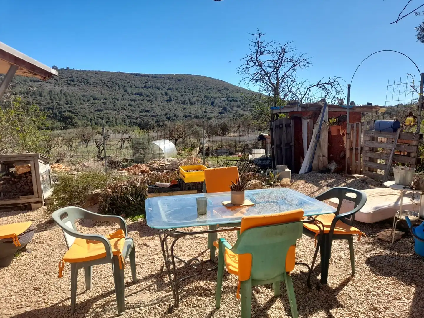 Terraza de Finca rústica en venta en Llíber con Amueblado