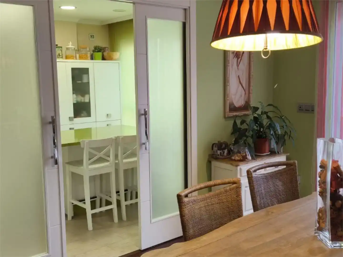 Menjador de Casa o xalet en venda en Lugo Capital amb Aire condicionat i Balcó