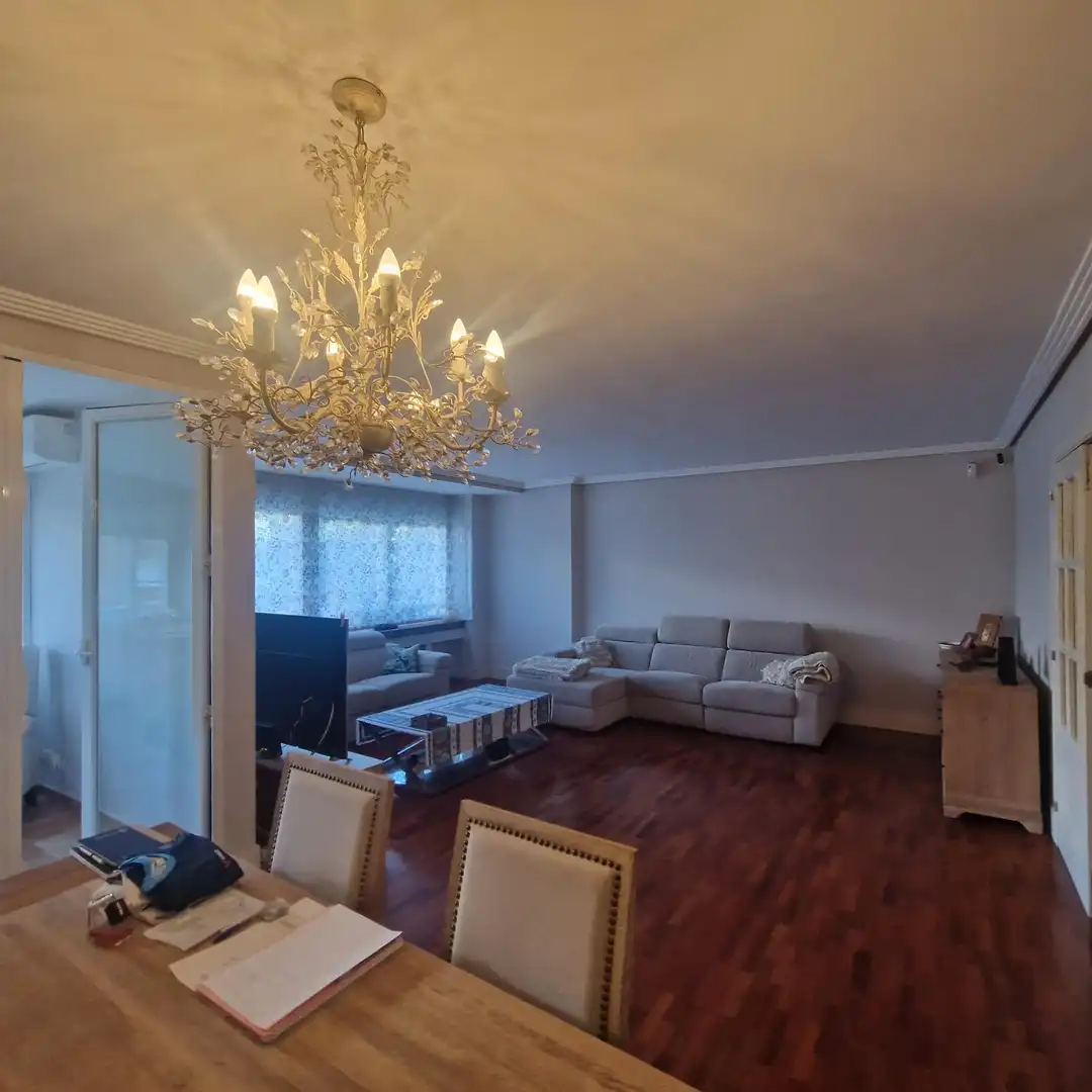 Living room of Flat for sale in Madrid  with Air Conditioner, Heating and Private garden