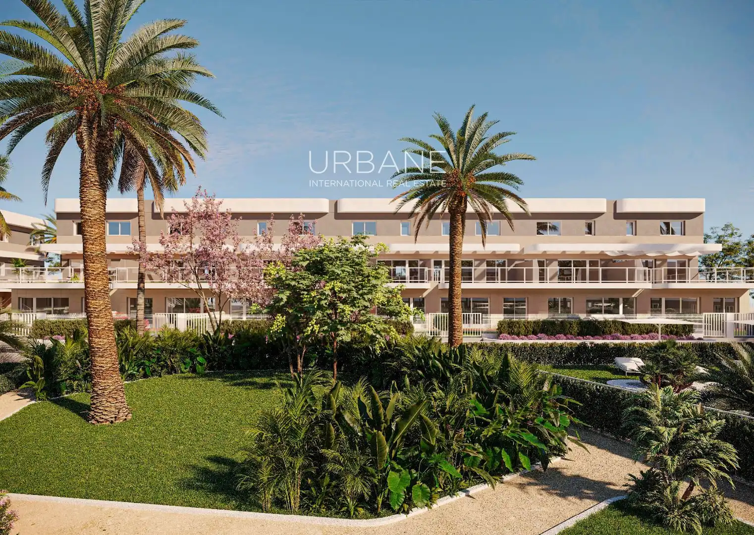Vista exterior de Dúplex en venda en Monforte del Cid amb Aire condicionat, Calefacció i Jardí privat