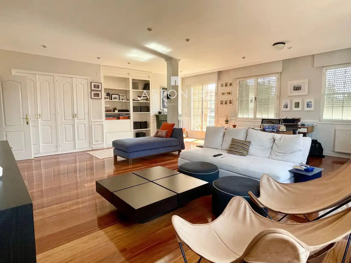Living room of Houses for rent in Madrid  with Air Conditioner, Heating and Terrace