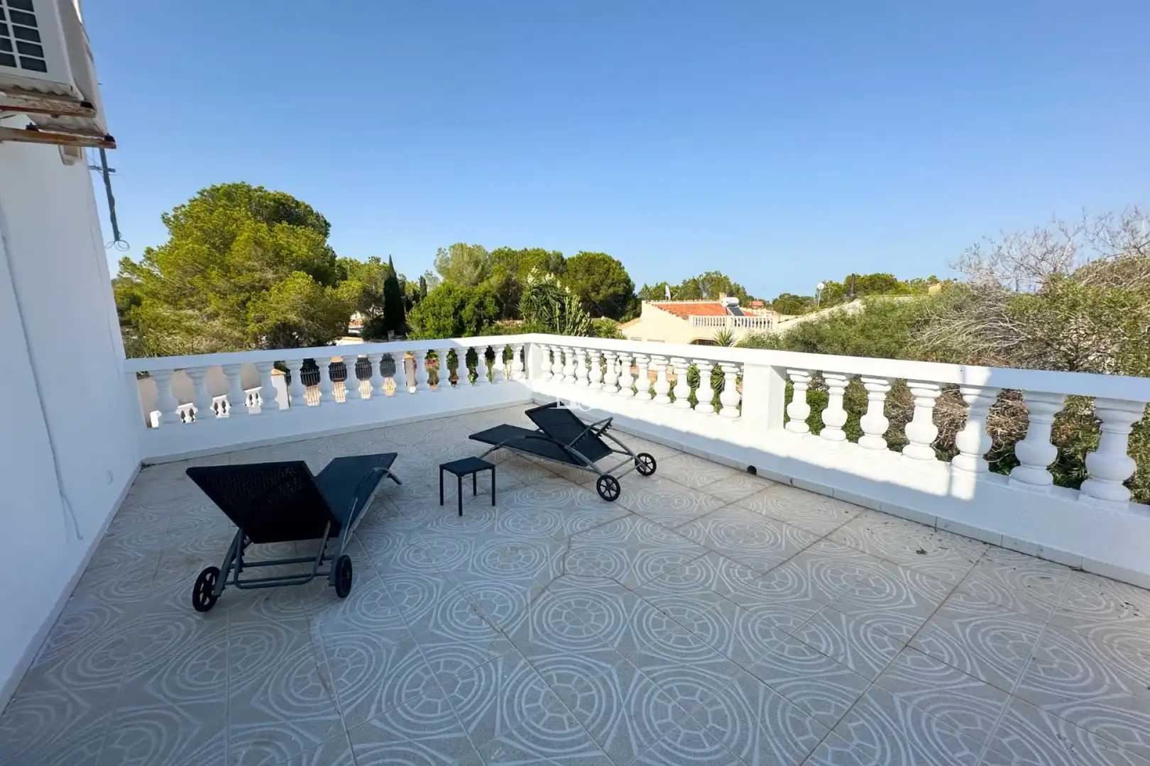 Terrasse von Country house zur Miete in Pilar de la Horadada mit Privatgarten, Terrasse und Abstellraum