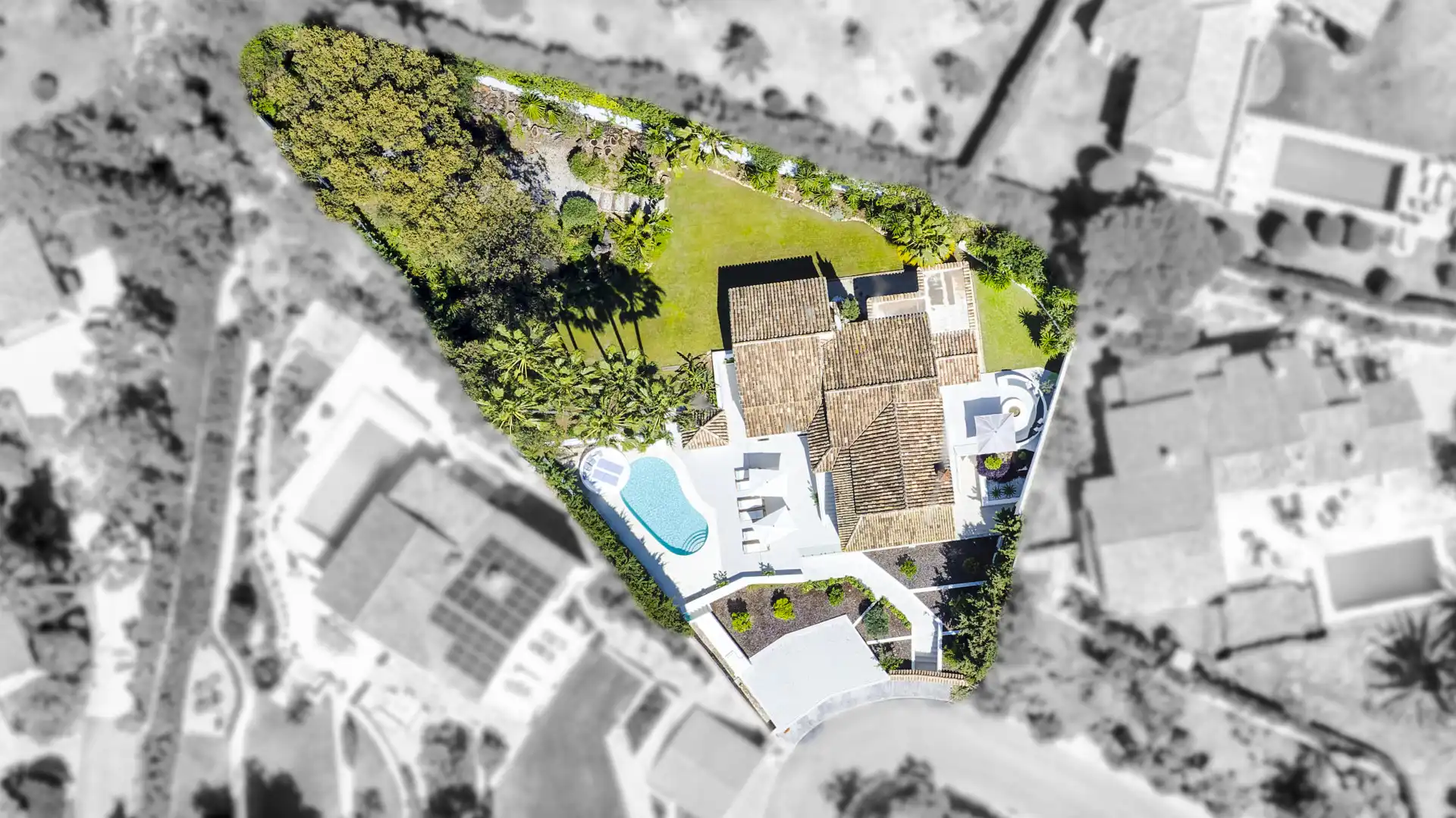 Jardín de Casa o chalet en venta en Marbella con Jardín privado y Piscina