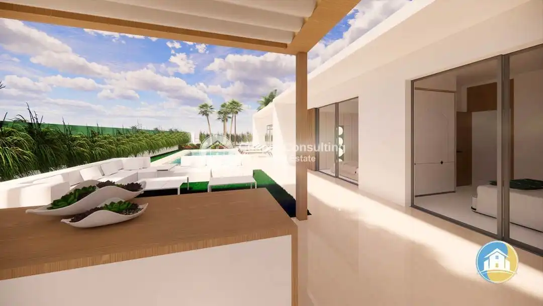 Terrassa de Casa o xalet en venda en Pilar de la Horadada amb Calefacció, Jardí privat i Terrassa