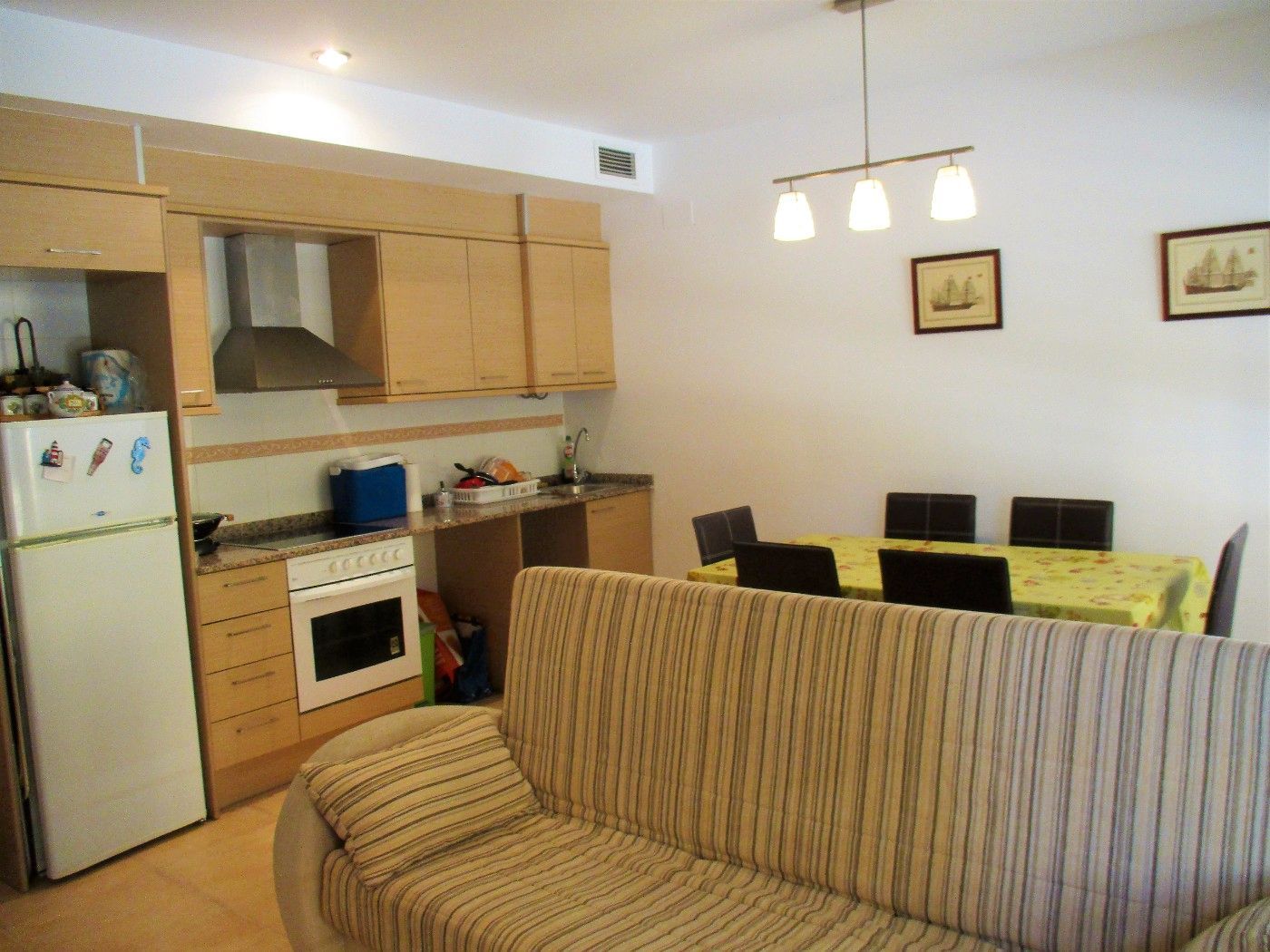 Cuina de Apartament en venda en Peñíscola / Peníscola amb Aire condicionat, Calefacció i Moblat