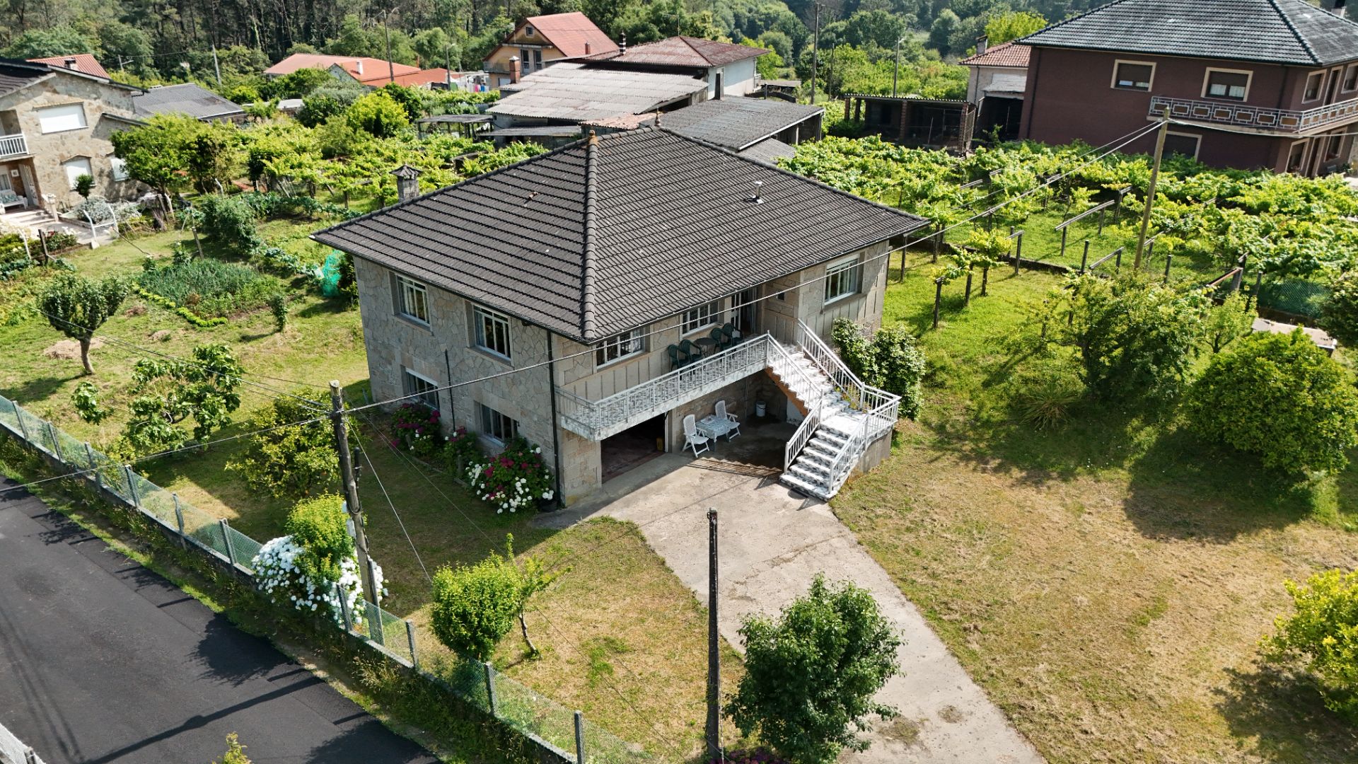Exterior view of House or chalet for sale in Rianxo  with Heating, Private garden and Furnished