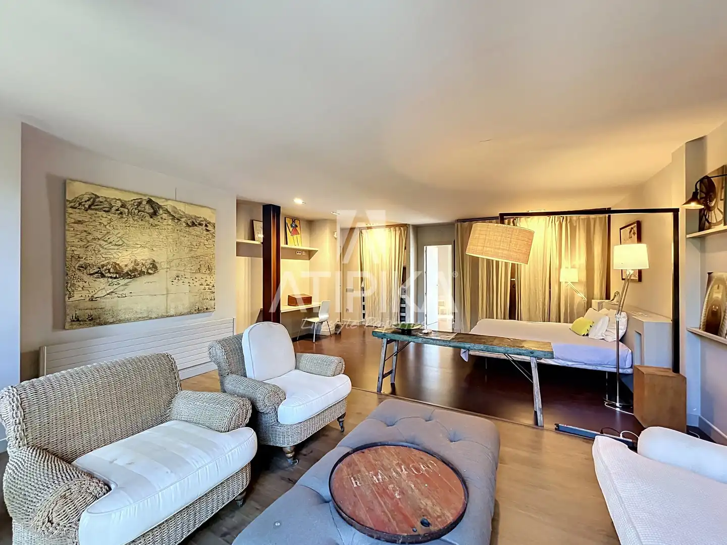 Sala d'estar de Casa o xalet de lloguer en Sitges amb Aire condicionat, Terrassa i Piscina