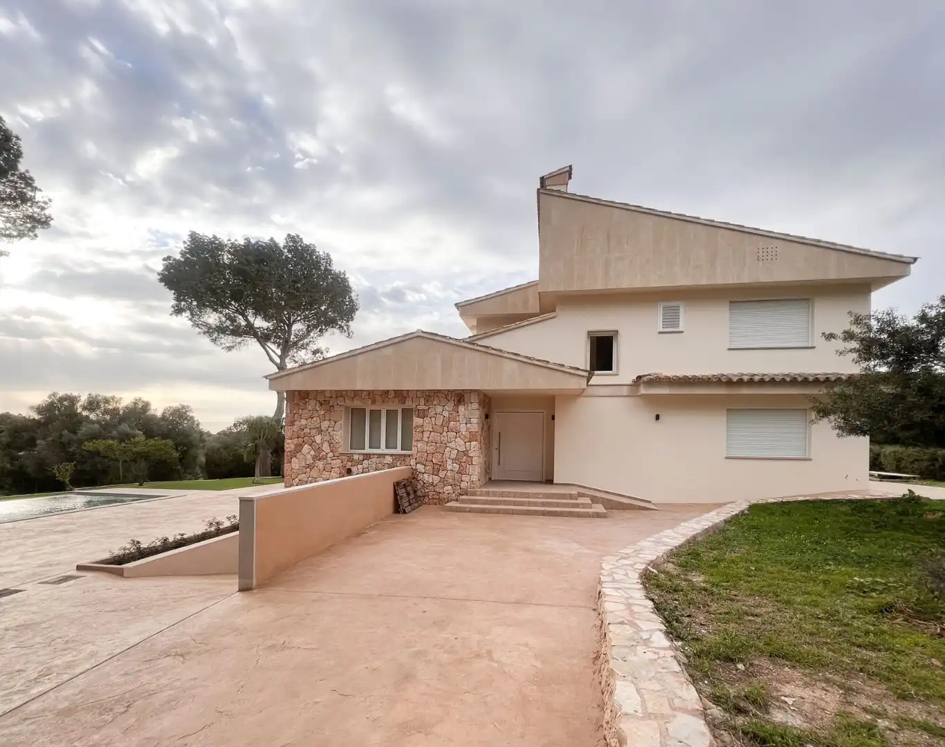 Vista exterior de Finca rústica en venda en  Palma de Mallorca amb Aire condicionat, Calefacció i Jardí privat