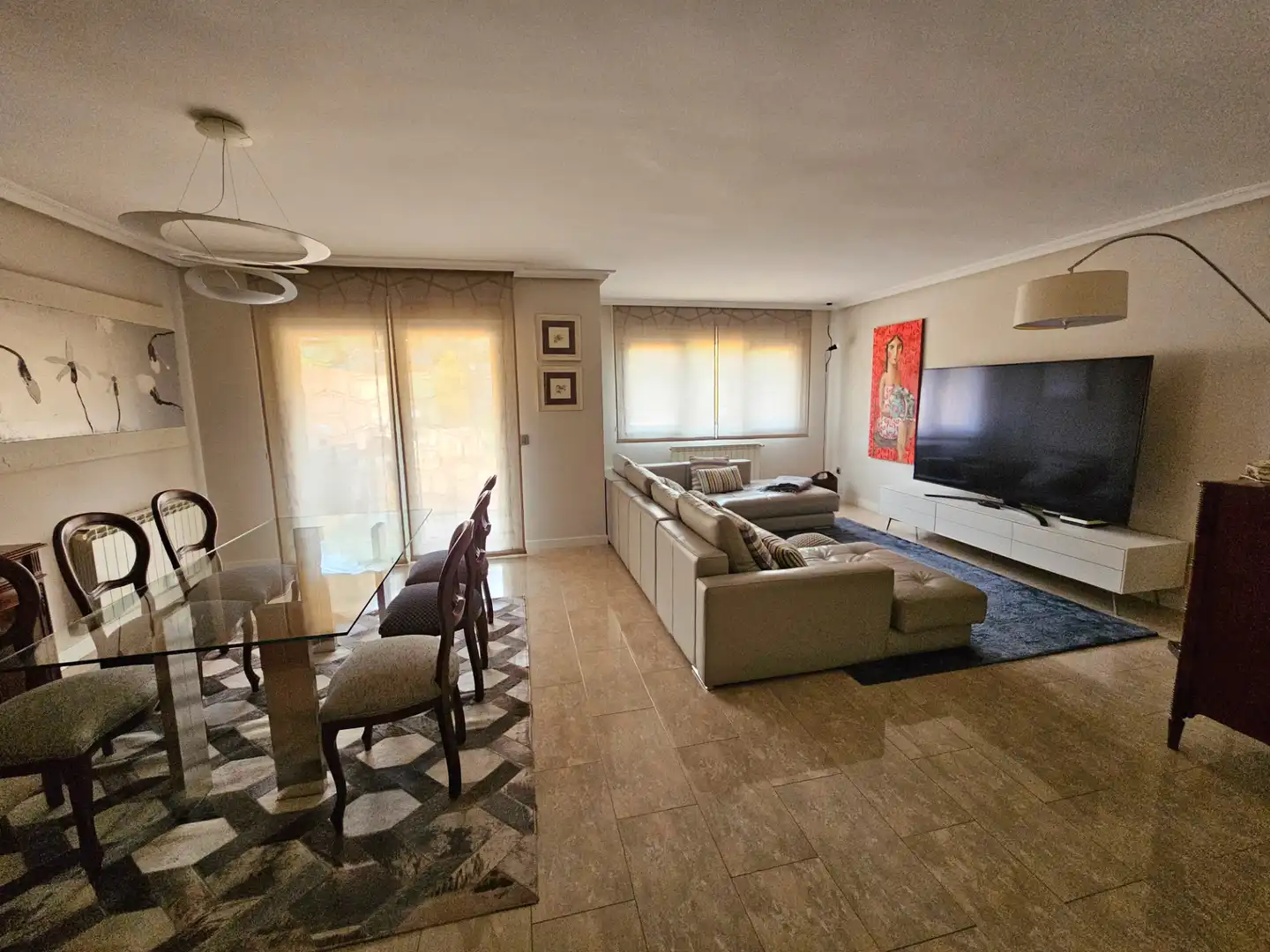 Living room of Houses for sale in Alpedrete  with Heating, Private garden and Terrace