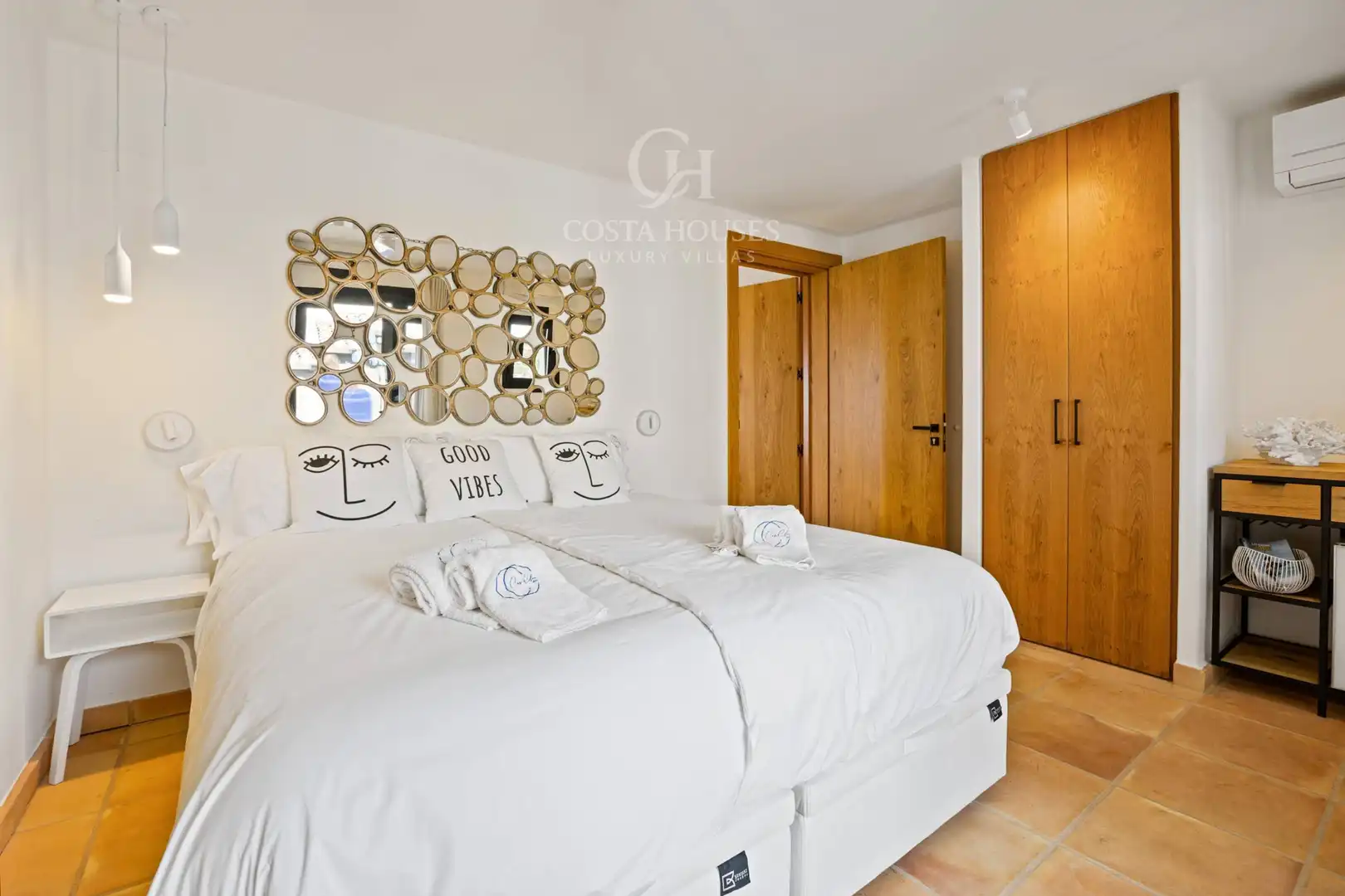 Bedroom of Houses for sale in Jávea / Xàbia  with Air Conditioner, Heating and Private garden