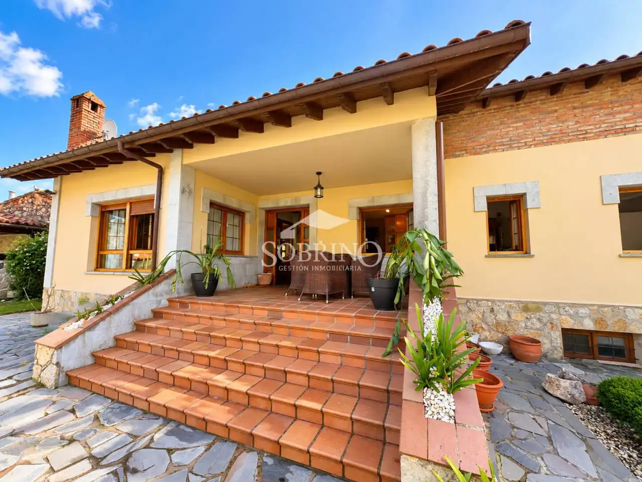 Terraza de Casa o chalet en venta en Vibaña - Ardisana - Caldueño