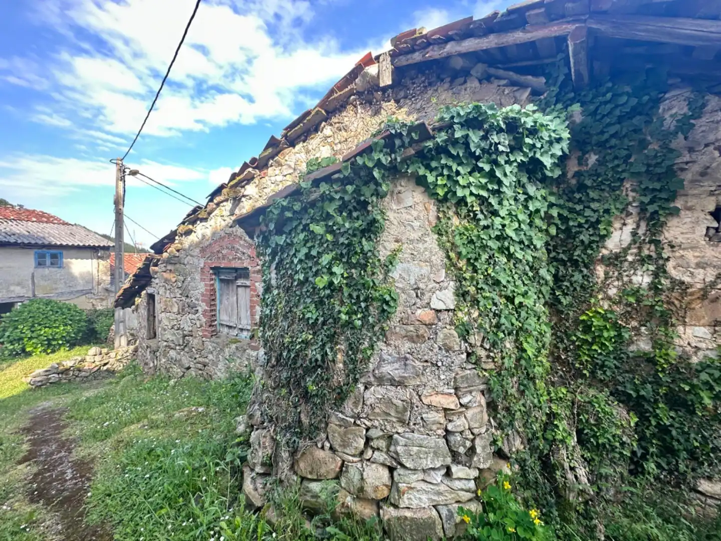Vista exterior de Casa o xalet en venda en Salas amb Jardí privat