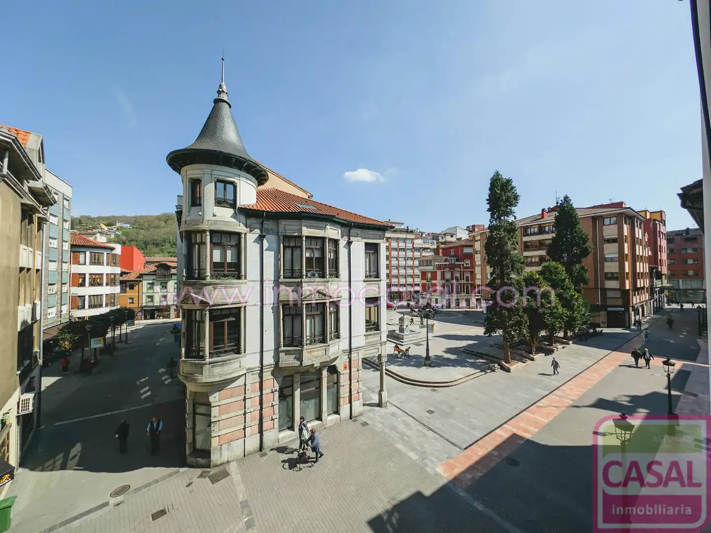 Vista exterior de Piso en venta en Langreo con Calefacción y Trastero