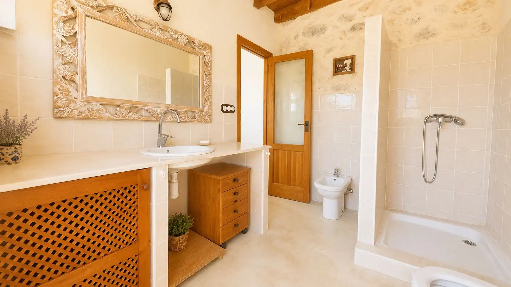 Baño de Casa o chalet en venta en Oliva con Calefacción, Jardín privado y Terraza