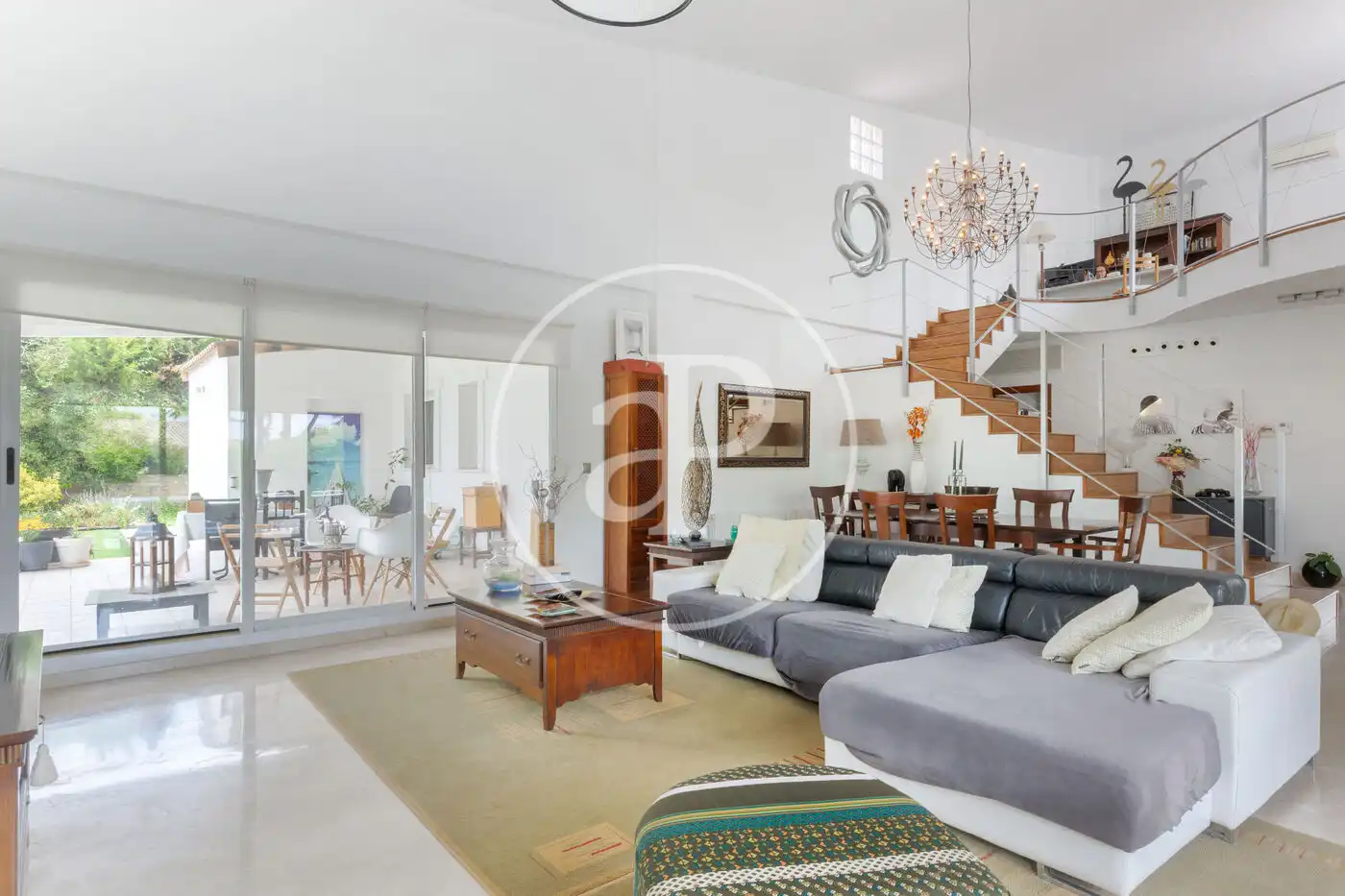 Wohnzimmer von Haus oder Chalet zum Verkauf in Bétera mit Klimaanlage, Heizung und Privatgarten