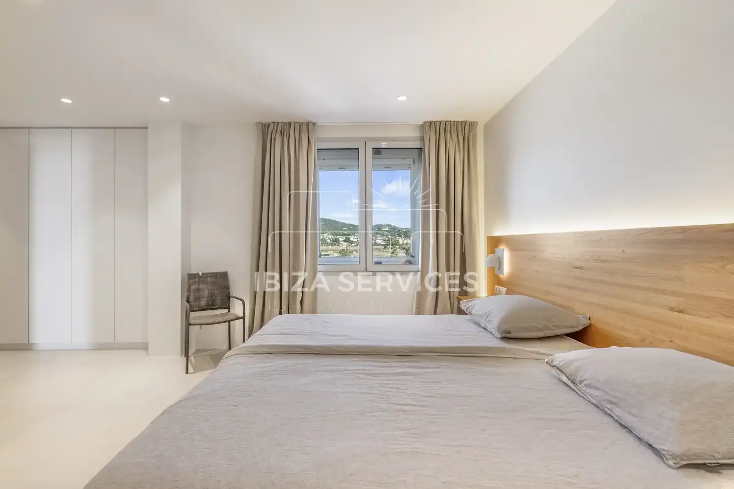 Bedroom of Flat for rent in Eivissa  with Air Conditioner and Swimming Pool