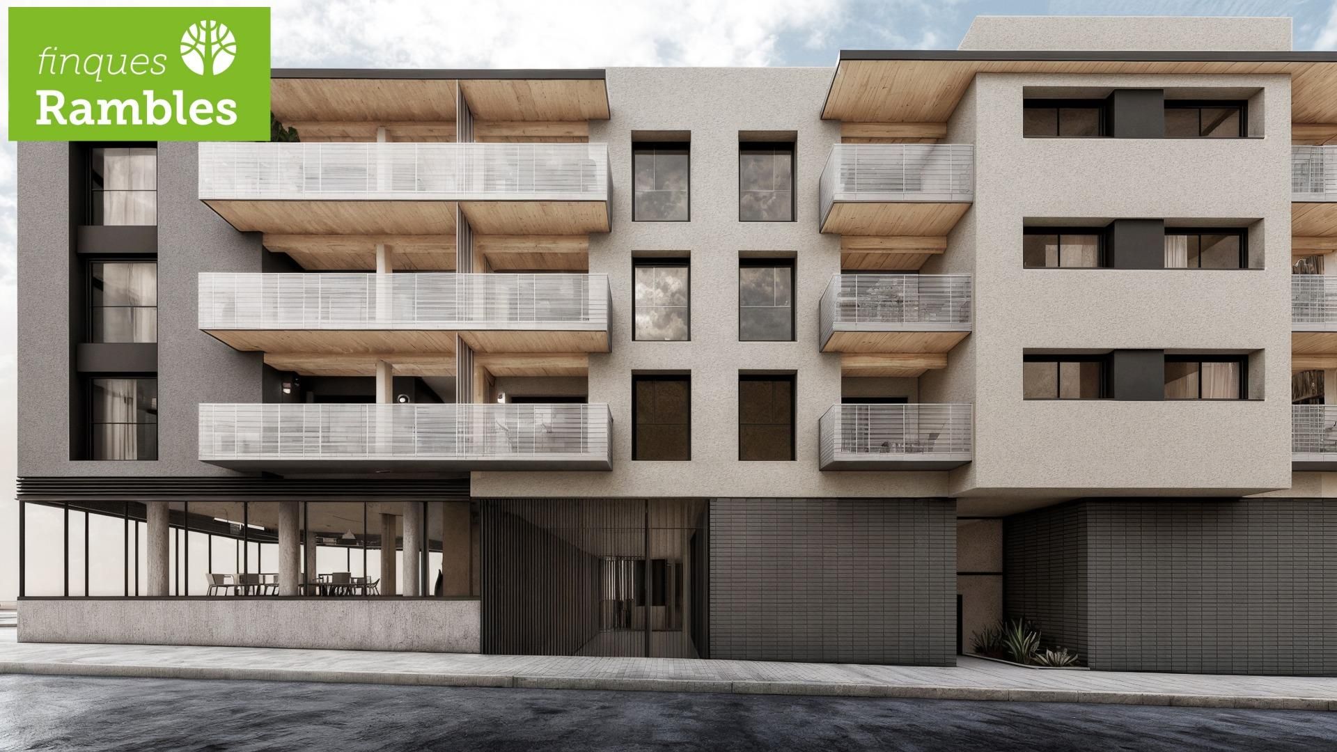 Vista exterior de Pis en venda en Igualada amb Calefacció, Parquet i Terrassa