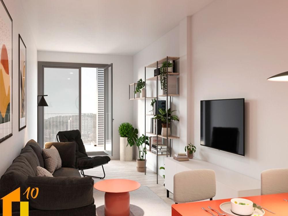 Living room of Flat for sale in Burgos Capital  with Heating, Terrace and Storage room