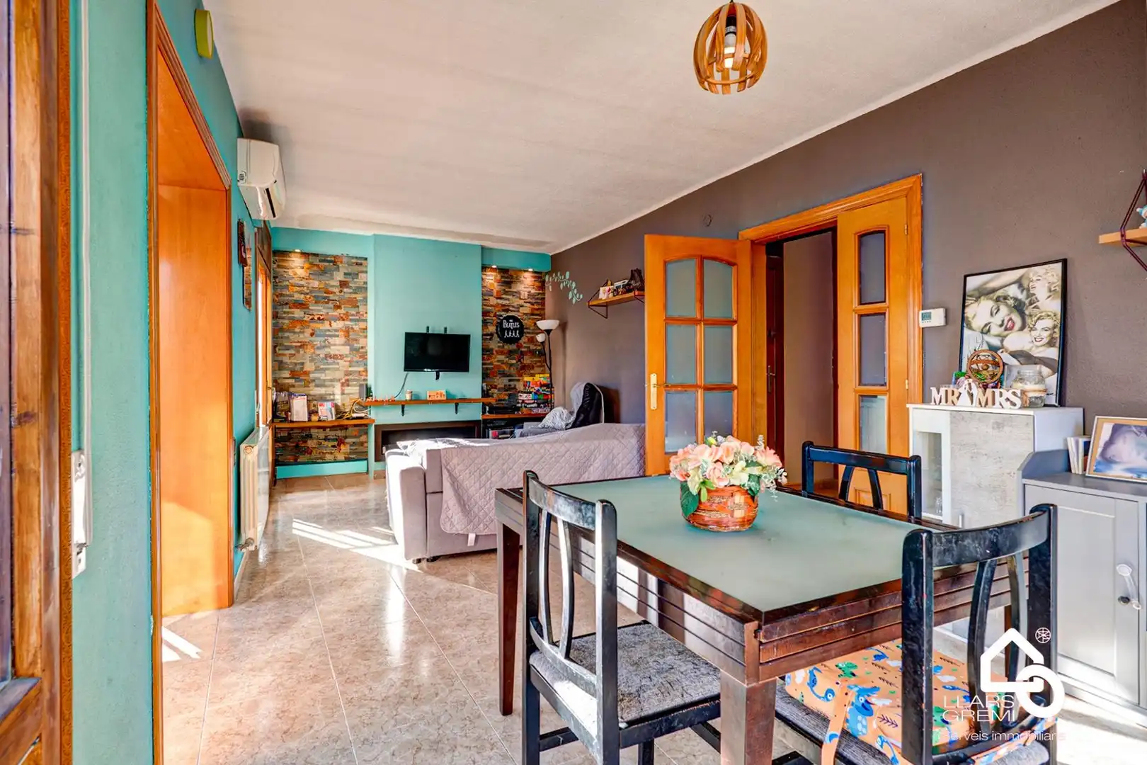 Living room of Flat for sale in Igualada  with Heating, Terrace and Storage room