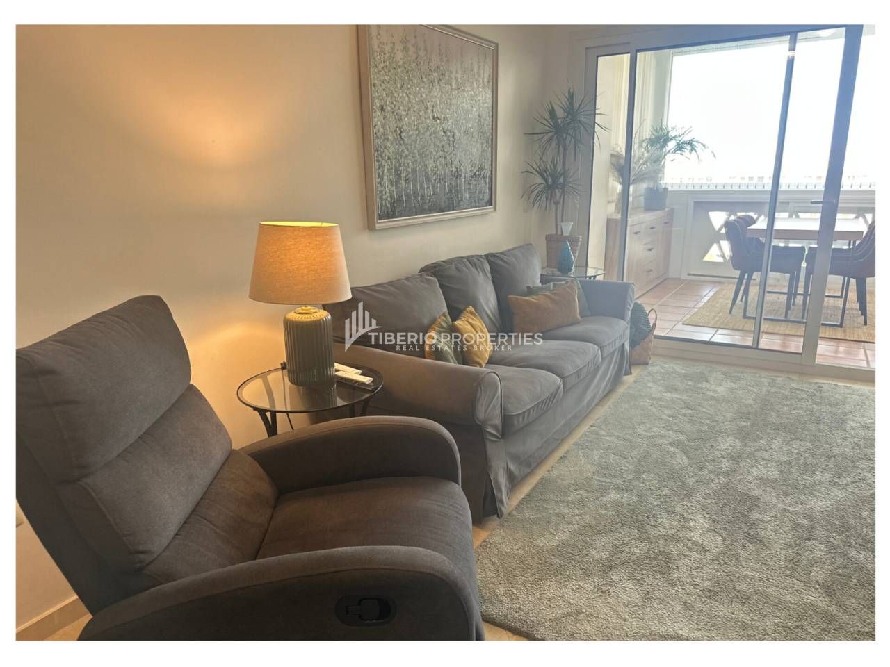 Living room of Attic to rent in Manilva  with Air Conditioner, Heating and Terrace