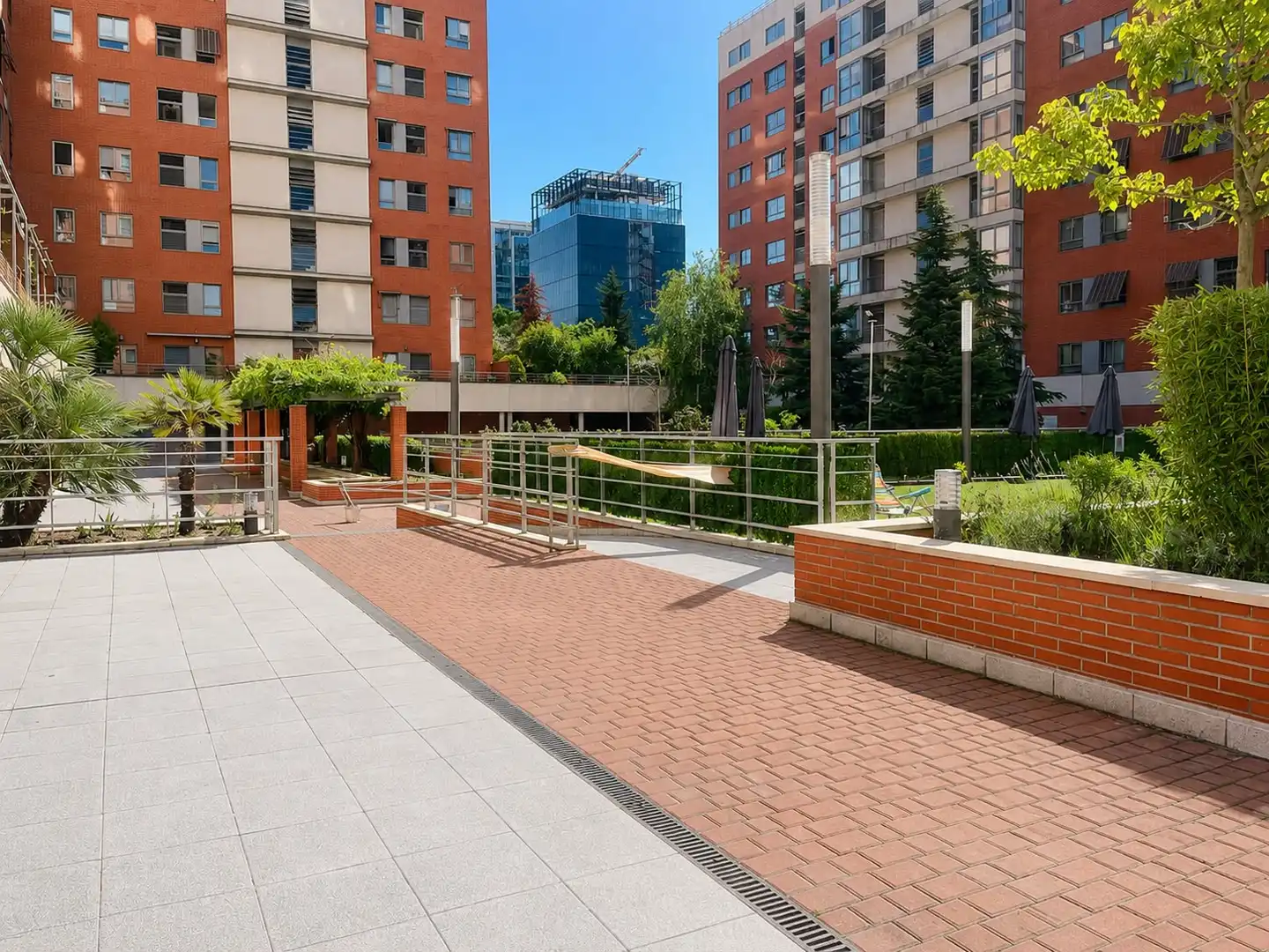 Terrace of Flat for sale in Madrid  with Air Conditioner, Private garden and Storage room