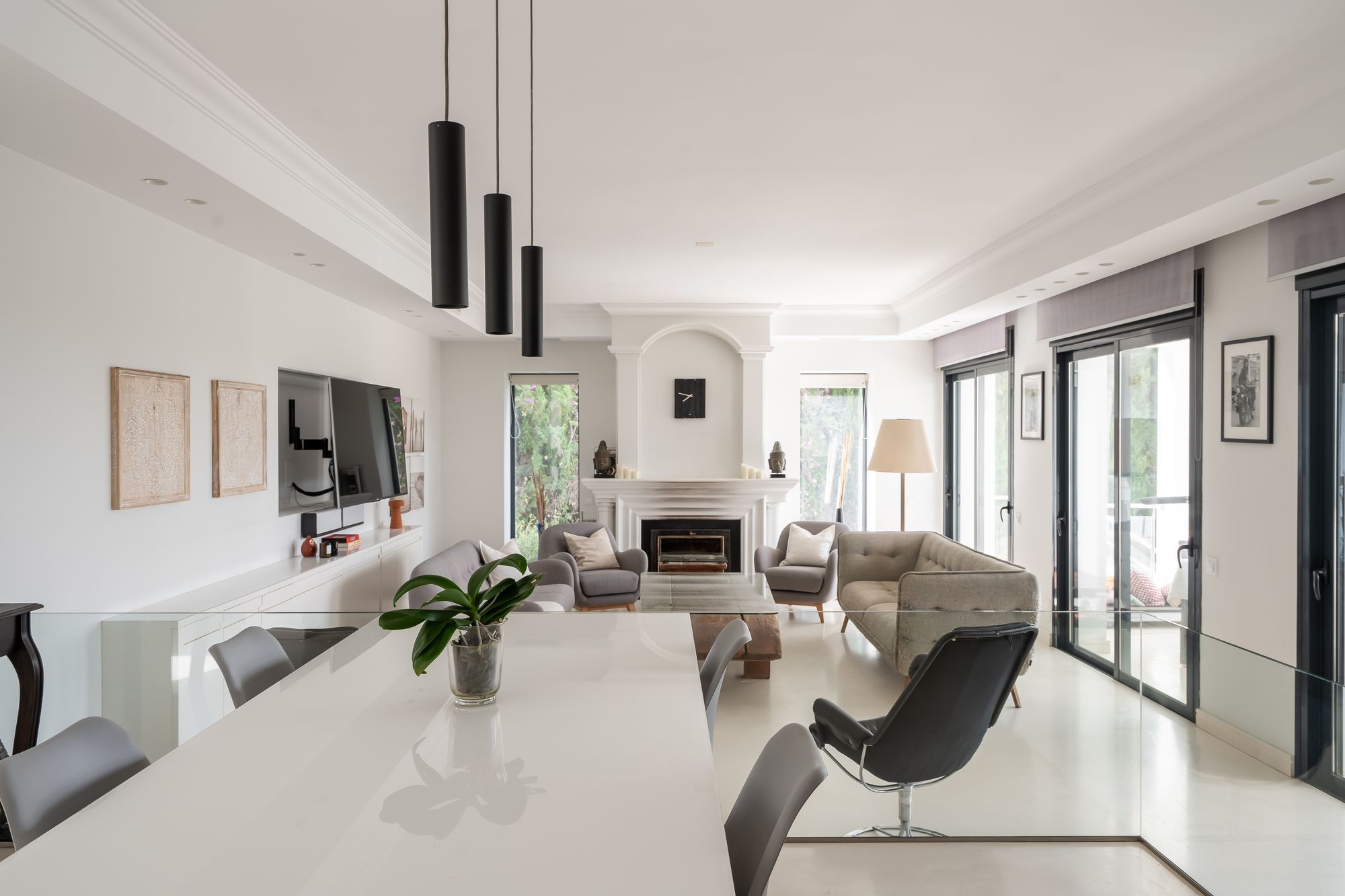 Sala de estar de Casa o chalet en venta en Marbella con Terraza