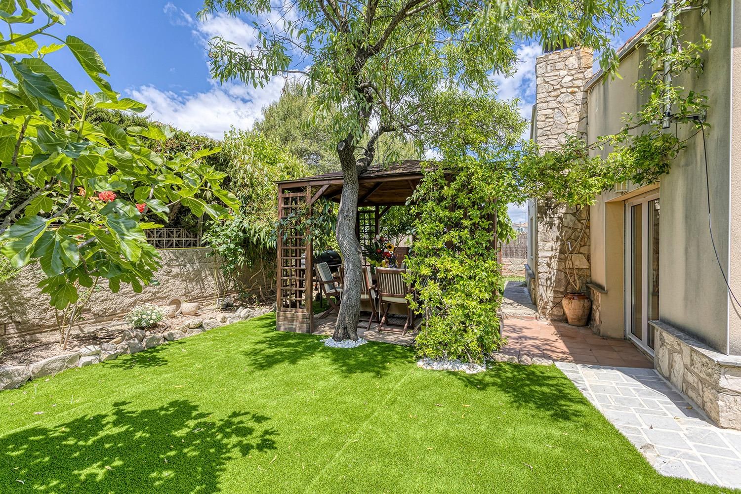 Terrassa de Casa o xalet en venda en La Pobla de Claramunt amb Aire condicionat, Calefacció i Jardí privat