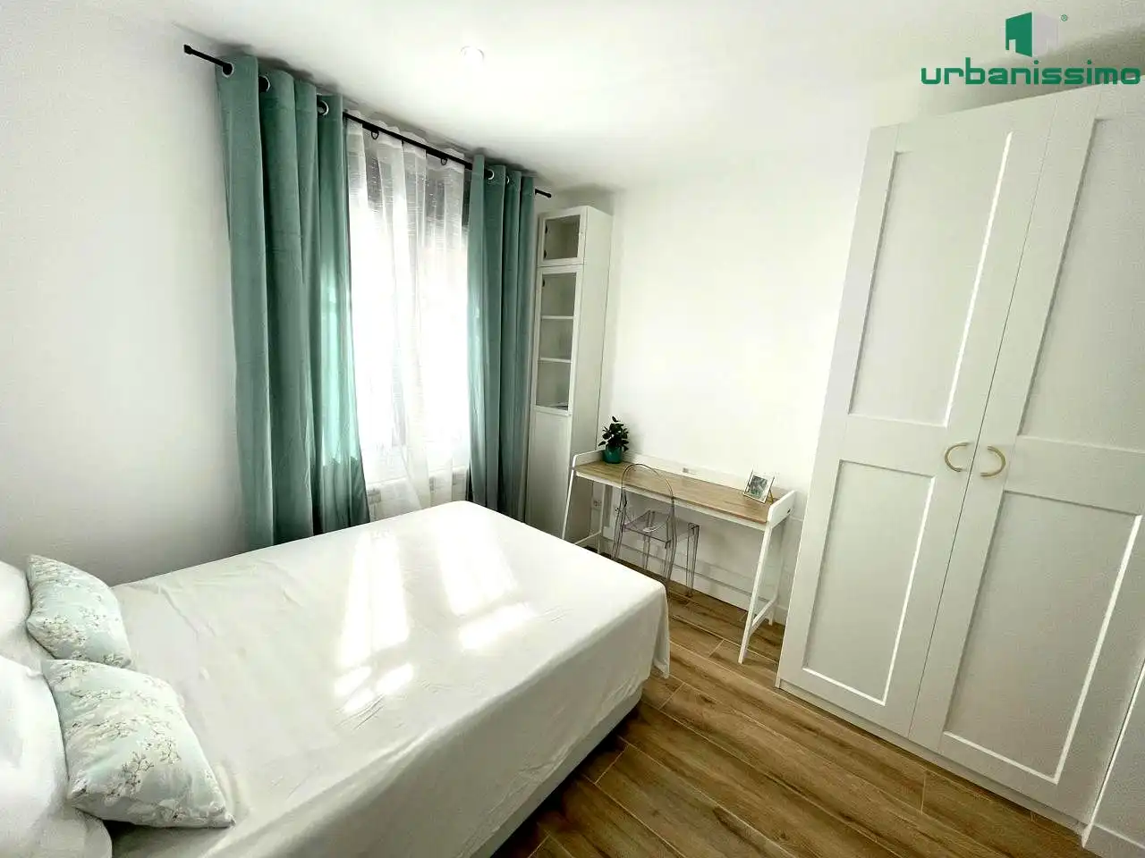 Habitación de Apartamento de alquiler en Madrid con Aire acondicionado, Calefacción y Terraza