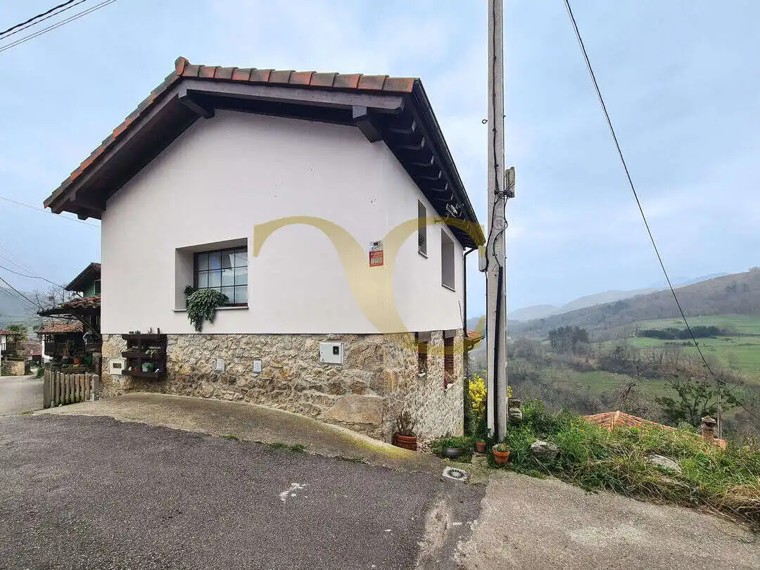Vista exterior de Casa o xalet en venda en Cangas de Onís amb Calefacció, Jardí privat i Terrassa