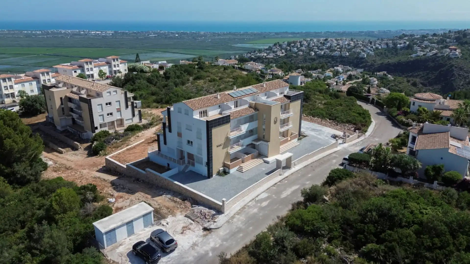 Vista exterior de Apartament en venda en Pego amb Aire condicionat, Calefacció i Jardí privat
