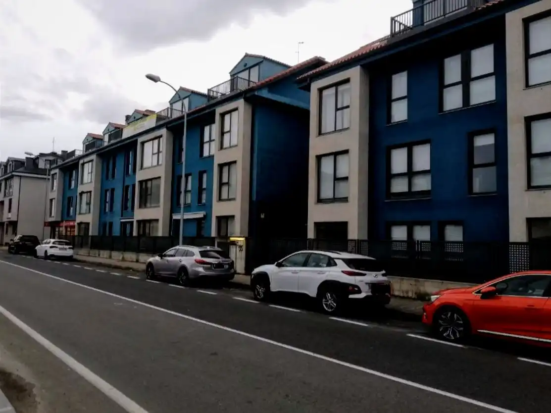 Exterior view of Flat for rent in Ares  with Heating, Parquet flooring and Furnished