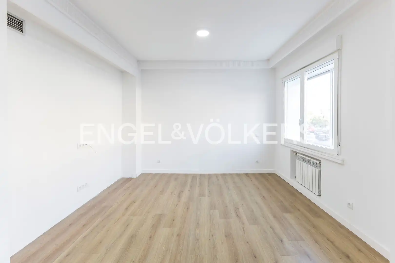 Wohnzimmer von Wohnung zur Miete in Madrid mit Klimaanlage, Heizung und Parkett