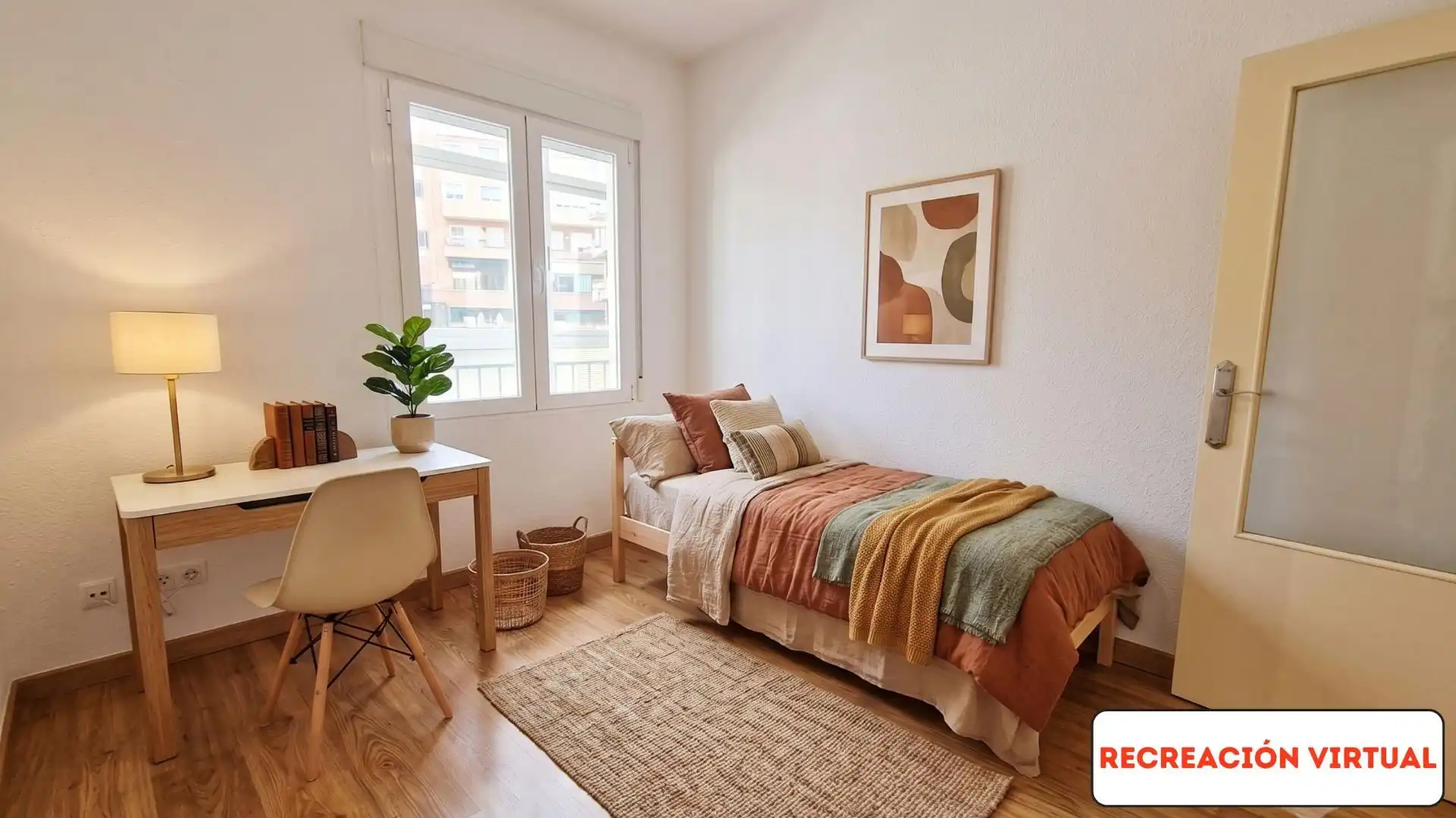 Schlafzimmer von Wohnung zum Verkauf in Ávila mit Möbliert