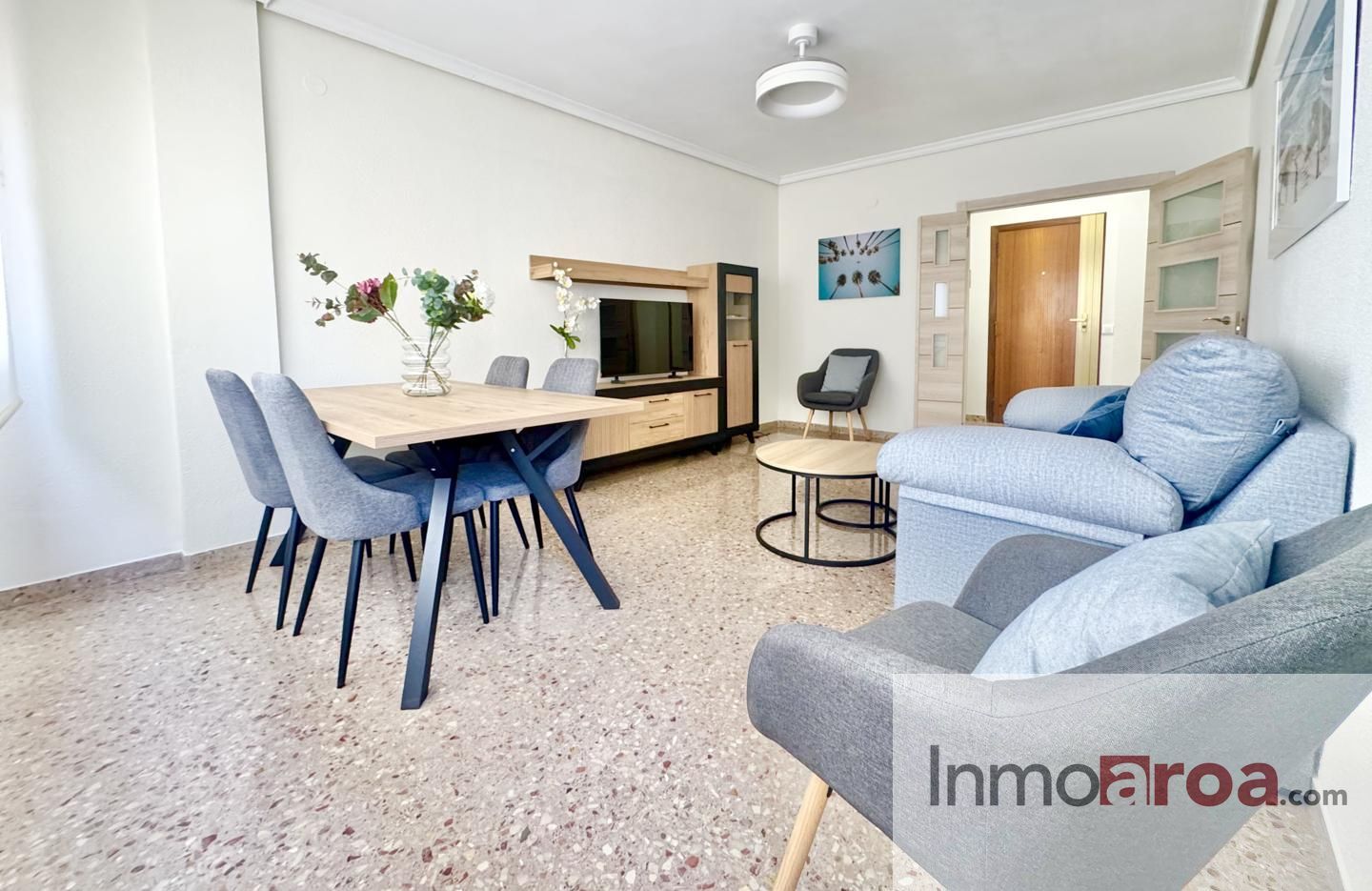 Living room of Flat to rent in Castellón de la Plana / Castelló de la Plana  with Furnished