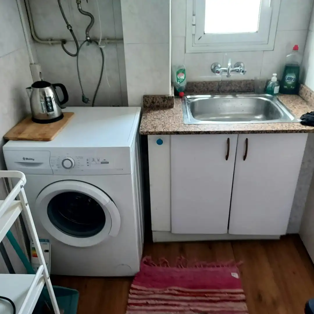 Küche von Wohnung zur Miete in Valencia mit Klimaanlage, Heizung und Möbliert