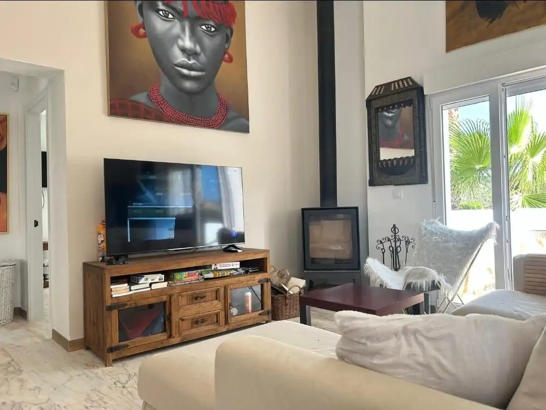 Living room of Houses for sale in Dénia  with Air Conditioner, Private garden and Terrace