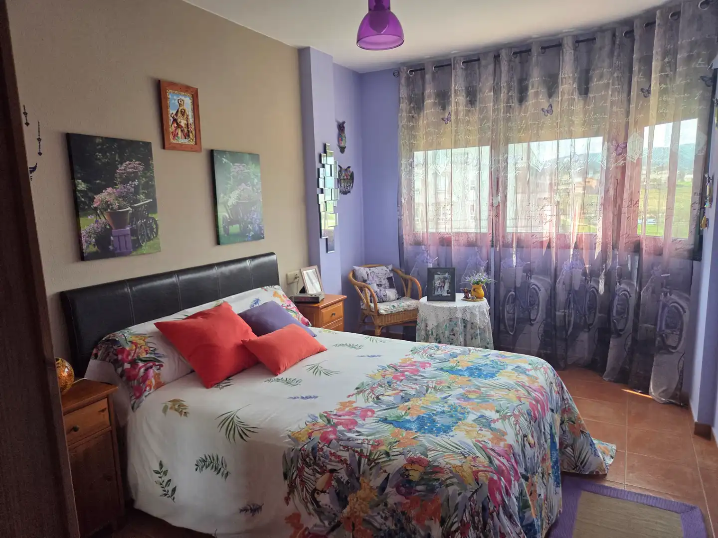 Bedroom of Flat for sale in Barreiros  with Terrace, Storage room and Furnished