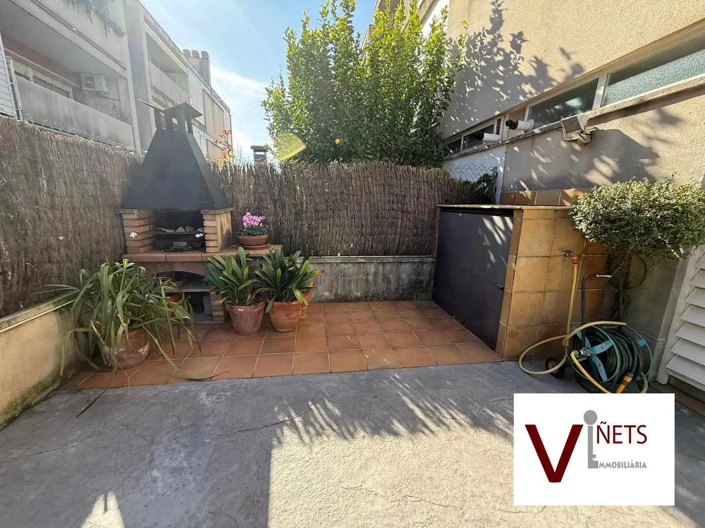 Außenansicht von Erdgeschoss zum Verkauf in La Garriga mit Heizung, Privatgarten und Parkett