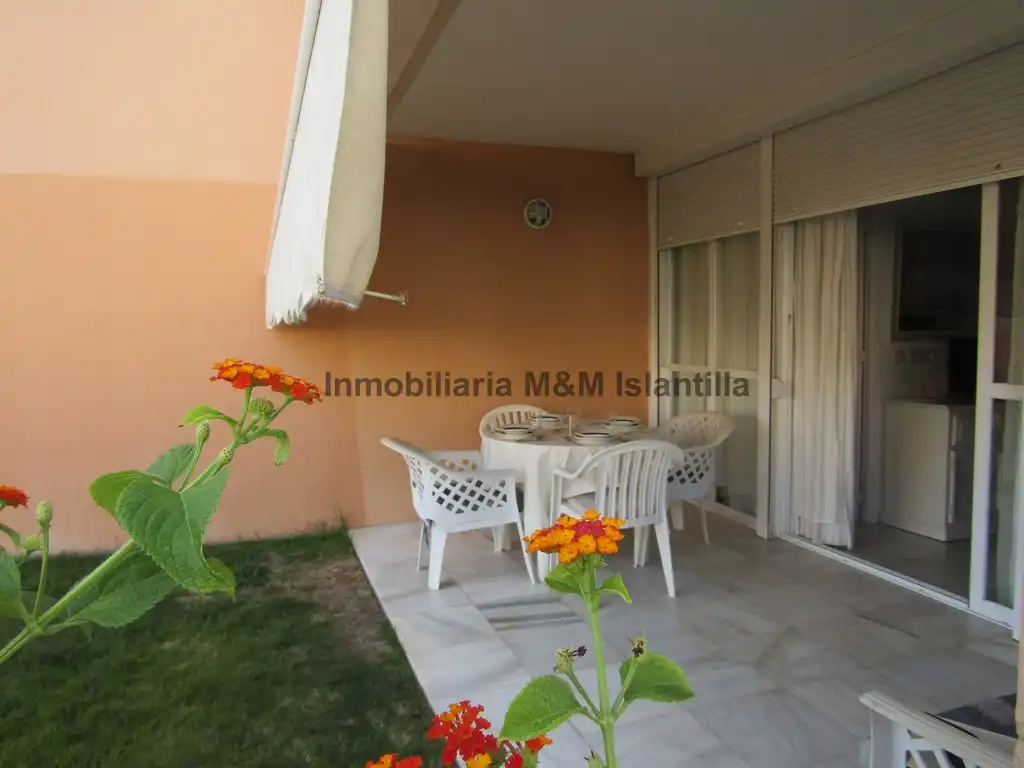 Garden of Apartments for sale in Islantilla  with Air Conditioner, Private garden and Terrace