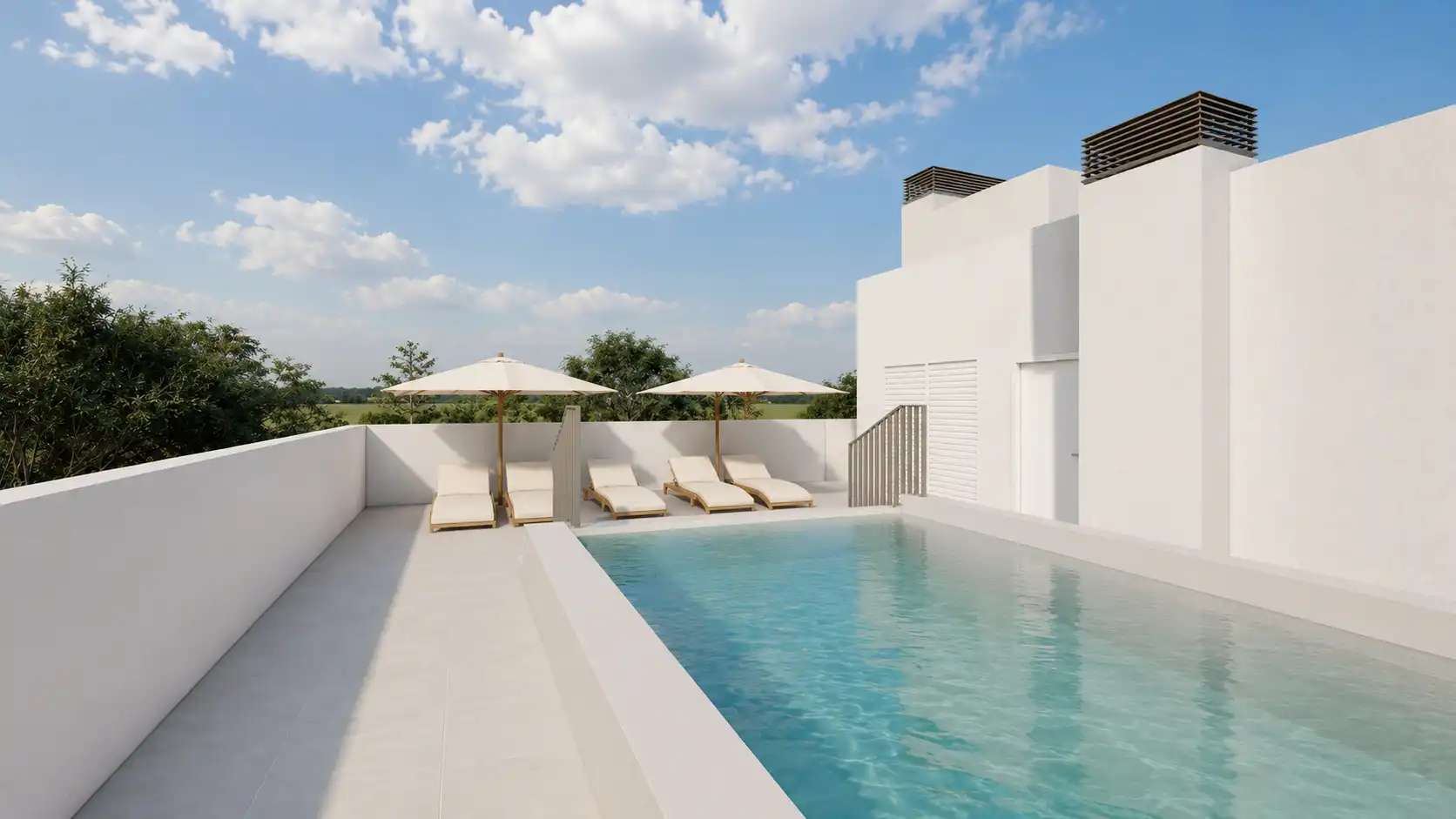 Piscina de Pis en venda en Viladecans amb Aire condicionat, Calefacció i Parquet