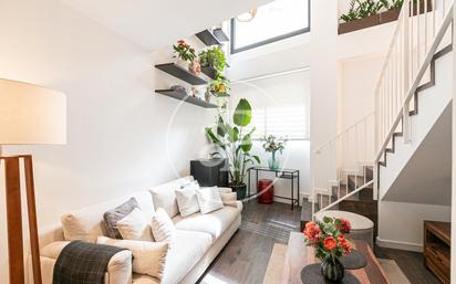 Living room of Flat to rent in  Barcelona Capital  with Air Conditioner and Furnished