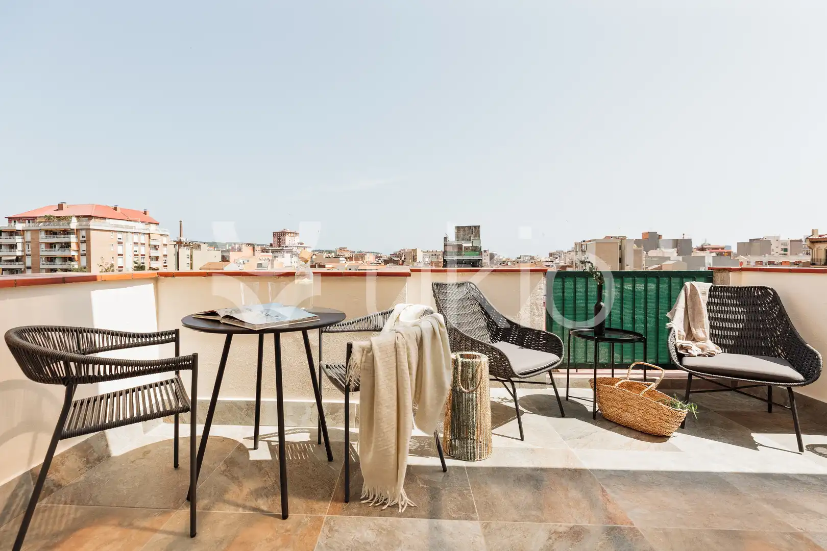 Terrasse von Wohnungen zur Miete in Barcelona mit Klimaanlage, Heizung und Terrasse