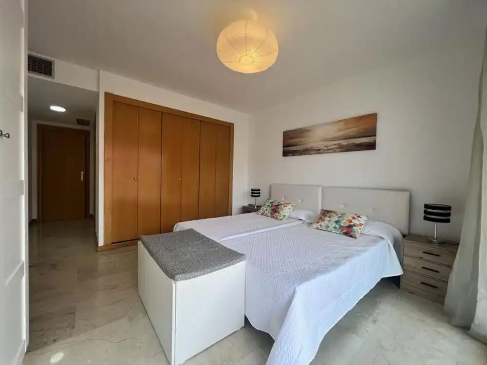 Bedroom of Apartments for rent in Marbella  with Air Conditioner, Heating and Terrace
