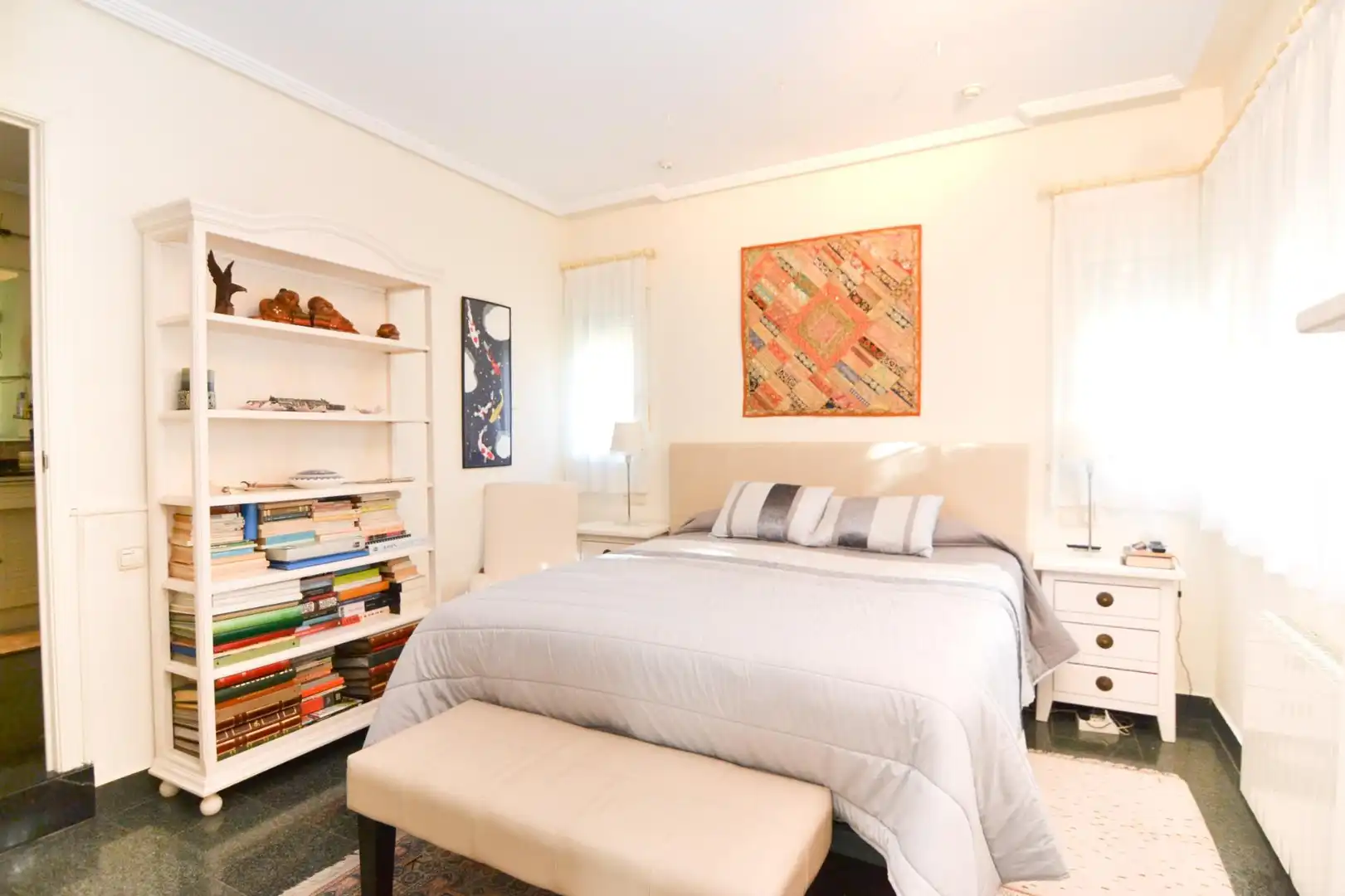 Bedroom of Houses for sale in Villanueva de la Cañada  with Air Conditioner, Private garden and Terrace