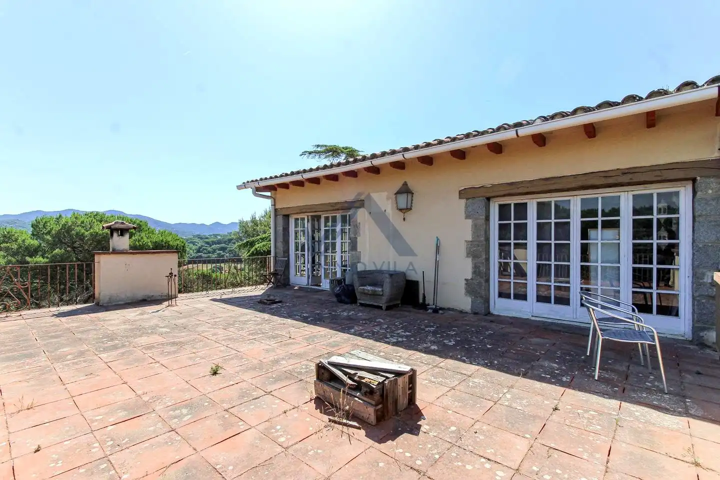 Terrassa de Casa o xalet en venda en Montornès del Vallès amb Jardí privat, Terrassa i Piscina