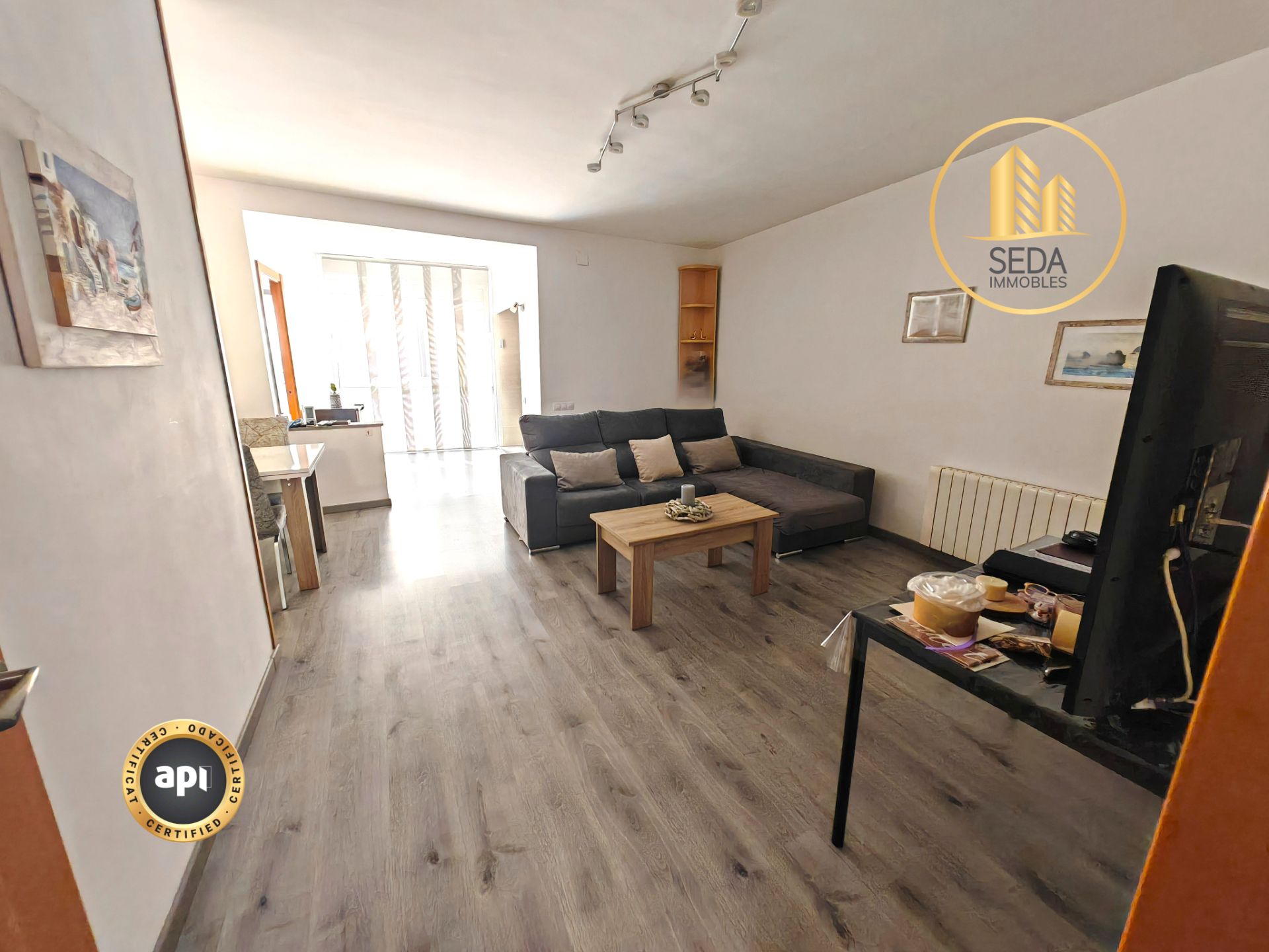 Sala de estar de Casa o chalet en venta en Terrassa con Aire acondicionado, Calefacción y Parquet