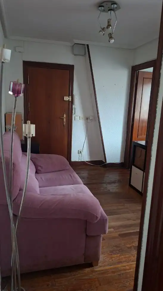 Living room of Flat for sale in Bilbao   with Furnished
