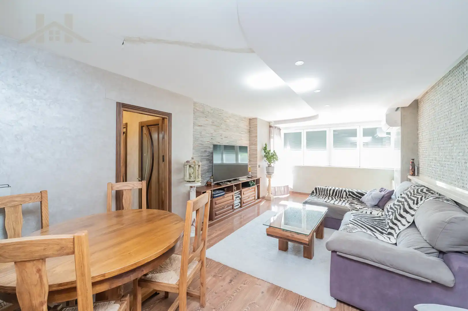 Living room of Flat for sale in Fuenlabrada  with Air Conditioner, Heating and Furnished